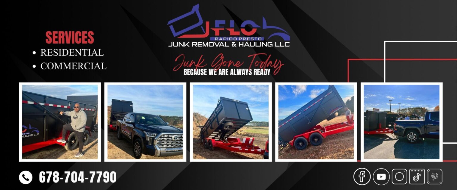 Junk Removal Services in West Cobb County – Flo Junk Removal & Hauling LLC